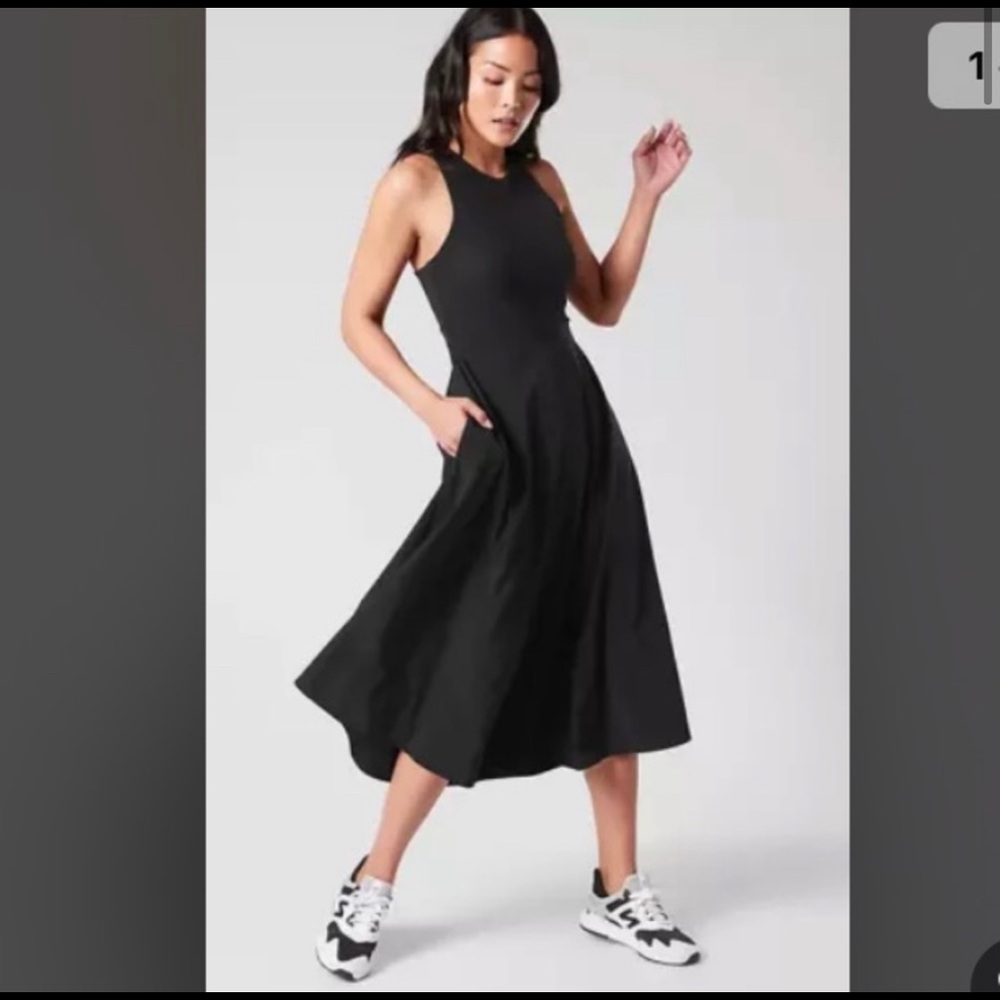 NWT athleta Winona midi support dress size small